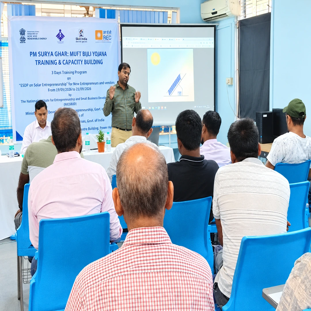 Solar Training Program in collaboration with MNRE & REC-Tech Life Solar
